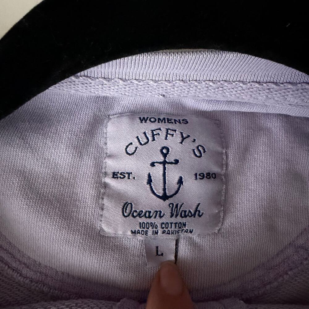 Cuffy's Sweatshirt Large Cape Code Crew Neck Lave… - image 8